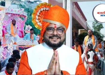 जळगाव ग्रामीण मतदार संघातून मंत्री गुलाबराव पाटिलाचं अनोख स्वागत