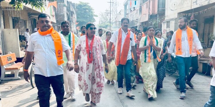 ग्रामदैवत प्रभू श्रीरामाच्या आशीर्वादाने विजयश्री मिळण्याचा विश्वास; जयश्रीताई महाजन यांचा प्रचाराला उत्स्फूर्त प्रतिसाद