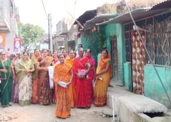 दिलीपभाऊ वाघ यांना ग्रामीण भागात महिलांचा उत्स्फूर्त प्रतिसाद