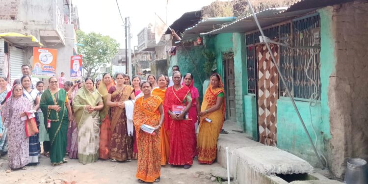 दिलीपभाऊ वाघ यांना ग्रामीण भागात महिलांचा उत्स्फूर्त प्रतिसाद