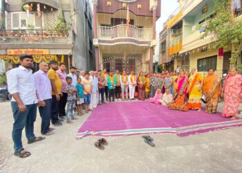 जळगाव शहर विधानसभा ; कॉर्नर सभेतून आ. राजुमामा भोळे यांना प्रतिसाद