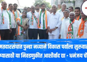 रावेर-यावल विधानसभा ; काँगेसचे उमेदवार धंनजय चौधरींच्या प्रचाराला उदंड प्रतिसाद