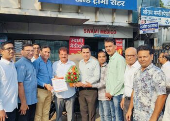 महायुतीचे उमेदवार आ. राजूमामा भोळे यांना अखिल भारतीय पाथरवट समाज महासंघानेदिला पाठिंबा