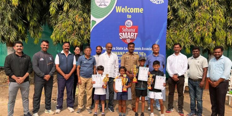 महाराष्ट्र राज्य मानांकन लॉन टेनिस स्पर्धेत पुण्याचा आरूष देशपांडे विजयी; मुलींमध्ये सांगलीची भार्गवी भोसले विजयी