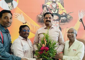 सलग तिसऱ्यांदा विजयश्री मिळवणाऱ्या आ. किशोरआप्पा पाटील यांचा महाराष्ट्र राज्य मराठी पत्रकार संघातर्फे सत्कार