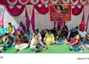 बांगलादेशांतील हिंदुंवरील अत्याचाराविरोधात भडगाव येथे ठिय्या आंदोलन.!!!