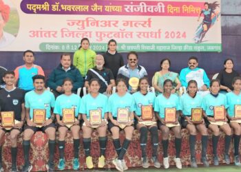 पद्मश्री डॉ भवरलाल जैन संजीवन दिना निमित्त महिला फुटबॉल स्पर्धा