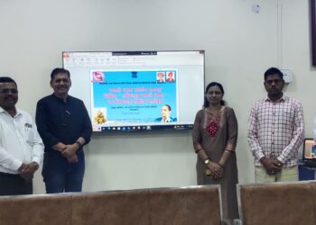 मराठी भाषा संवर्धन सप्ताहानिमित्त जिल्हा माहिती अधिकारी युवराज पाटील यांचे व्याख्यान संपन्न