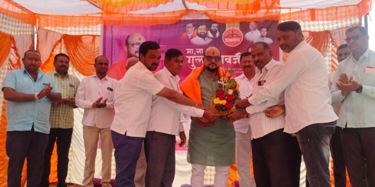 पालकमंत्री गुलाबराव पाटील यांचा शेळगावात जल्लोषात नागरिक सत्कार संपन्न !