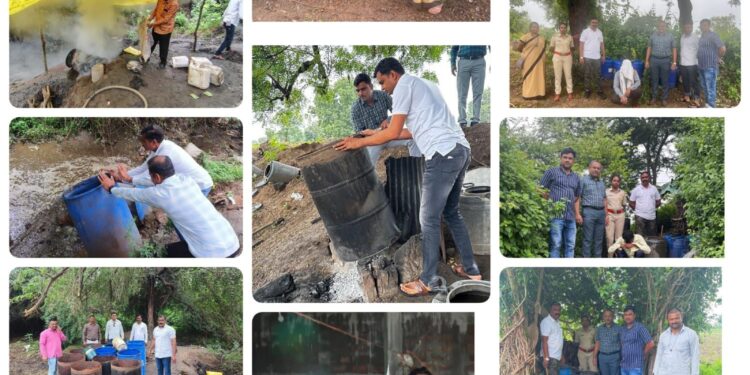 Illicit Liquor Crackdown Jalgaon