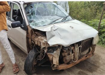 Nashik Road Accident - Car overturned in water-filled pit, killing 7