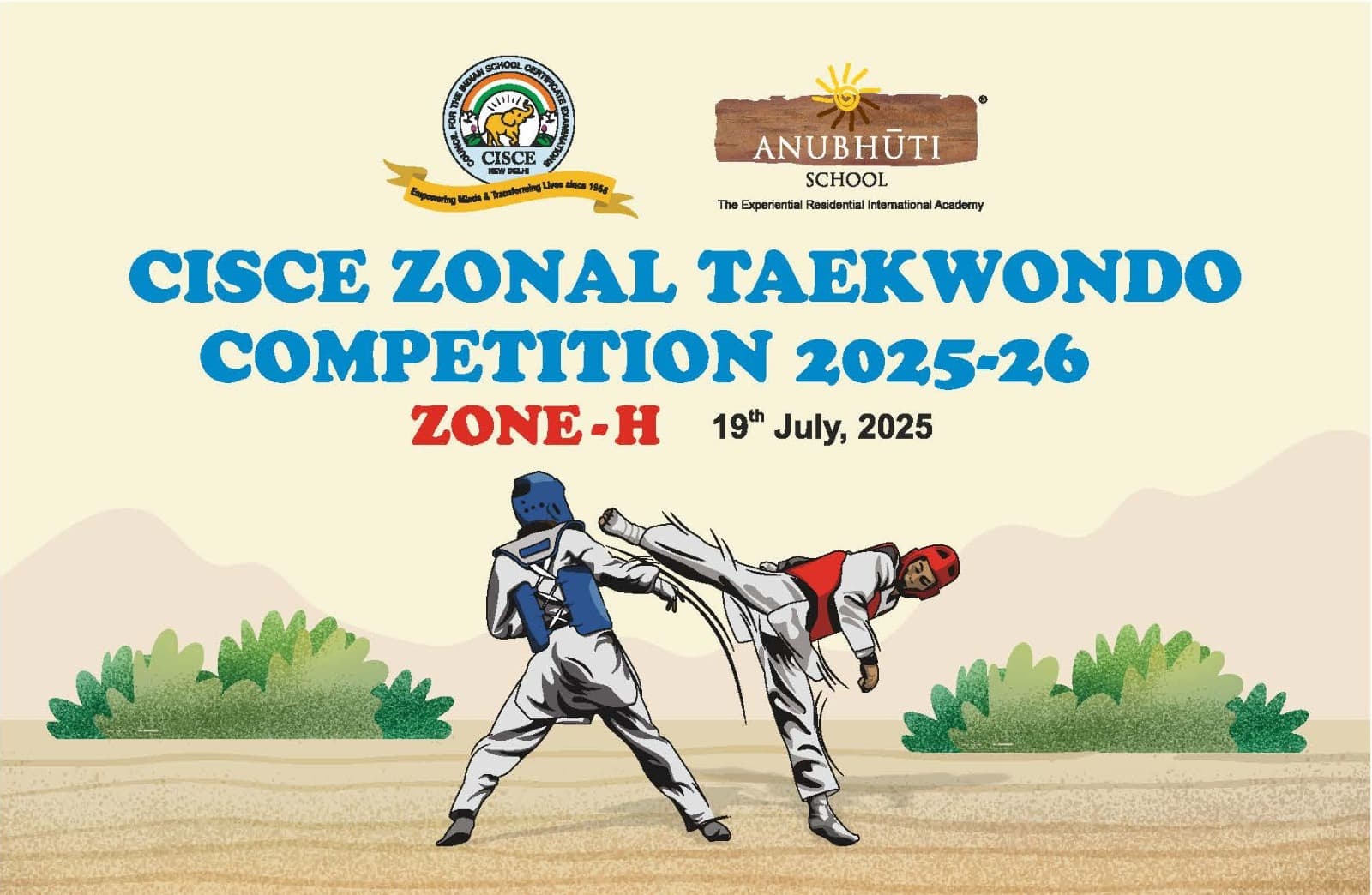 Taekwondo Zonal Tournament उद्घाटन अनुभूती स्कूल जळगाव