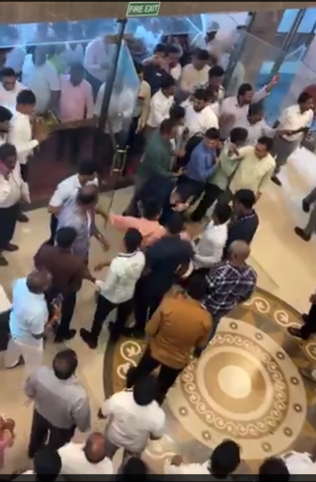 Maharashtra Assembly Fight - BJP and NCP SP supporters physical clash in Vidhan Bhavan lobby