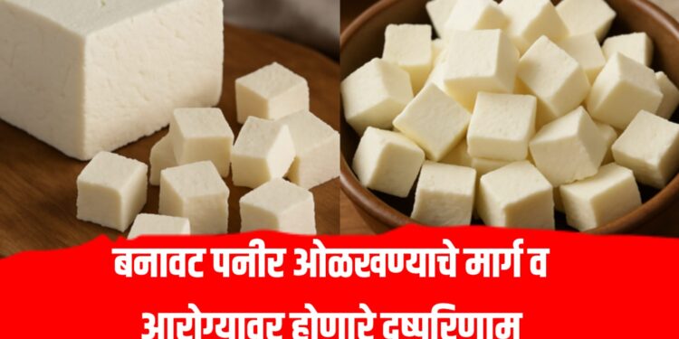 Fake Paneer – बनावट पनीर ओळखण्याचे मार्ग व आरोग्यावर होणारे दुष्परिणाम