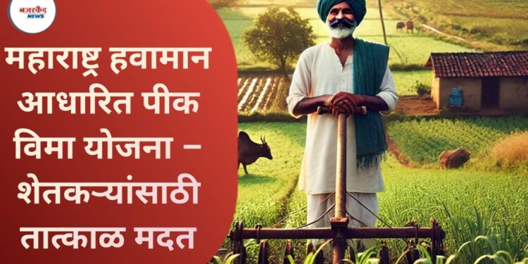 महाराष्ट्र हवामान आधारित पीक विमा योजना – शेतकऱ्यांसाठी तात्काळ मदत