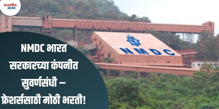 NMDC Apprentice Recruitment 2025: भारत सरकारच्या कंपनीत सुवर्णसंधी – फ्रेशर्ससाठी मोठी भरती!