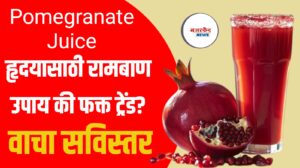 Pomegranate Juice: हृदयासाठी रामबाण उपाय की फक्त ट्रेंड? वाचा सविस्तर