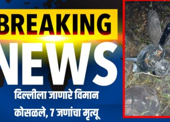 Plane Crash : मोठी बातमी! दिल्लीला जाणारे विमान कोसळले, ७ जणांचा मृत्यू