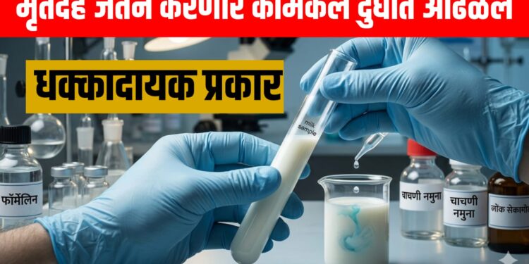 मृतदेह जतन करणारे केमिकल दुधात आढळले; धक्कादायक प्रकार