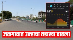 Jalgaon Weather Update : जळगावात उन्हाचा तडाखा वाढला; दुपारनंतर रस्ते ओस पडले