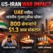US-Iran War Impact : UAE मधील भारतीय गुंतवणुकीवर संकट; 800 कंपन्यांचे $1.3 अब्ज धोक्यात