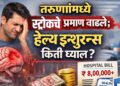 तरुणांमध्ये स्ट्रोकचे प्रमाण वाढले; health insurance किती घ्याल? – आजच कव्हर वाढवा