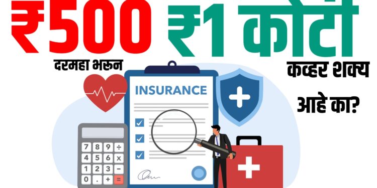 Best Term Insurance: ₹500 दरमहा भरून ₹1 कोटी कव्हर शक्य आहे का? जाणून घ्या सत्य!