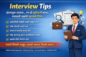  Interview Tips : इंटरव्ह्यूला जाताय… मग ही पूर्वतयारी कराच; यशासाठी तज्ज्ञांचे महत्त्वाचे टिप्स