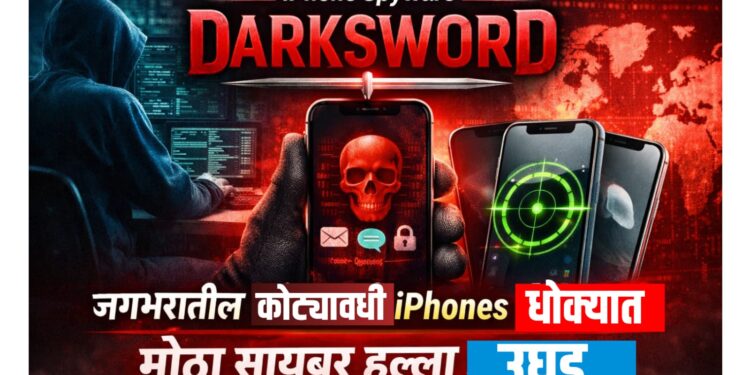 iPhone Spyware Darksword: जगभरातील कोट्यवधी iPhones धोक्यात; मोठा सायबर हल्ला उघड