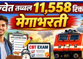 Railway Recruitment 2026 : रेल्वेत तब्बल ११,५५८ रिक्त पदांसाठी मेघाभरती,१२ पास लगेच करा अर्ज