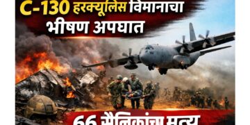 Aircraft Crash : C-130 हरक्यूलिस विमानाचा भीषण अपघात; ६६ सैनिकांचा मृत्यू